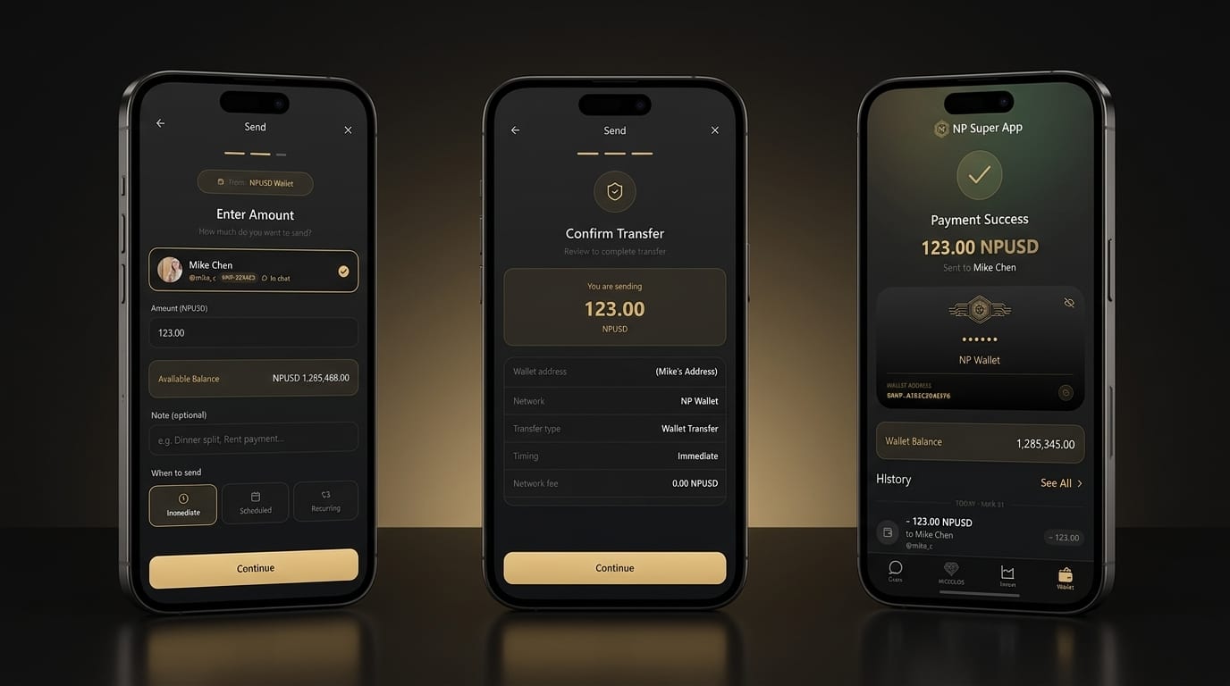 NP Super App: Instant P2P Payment