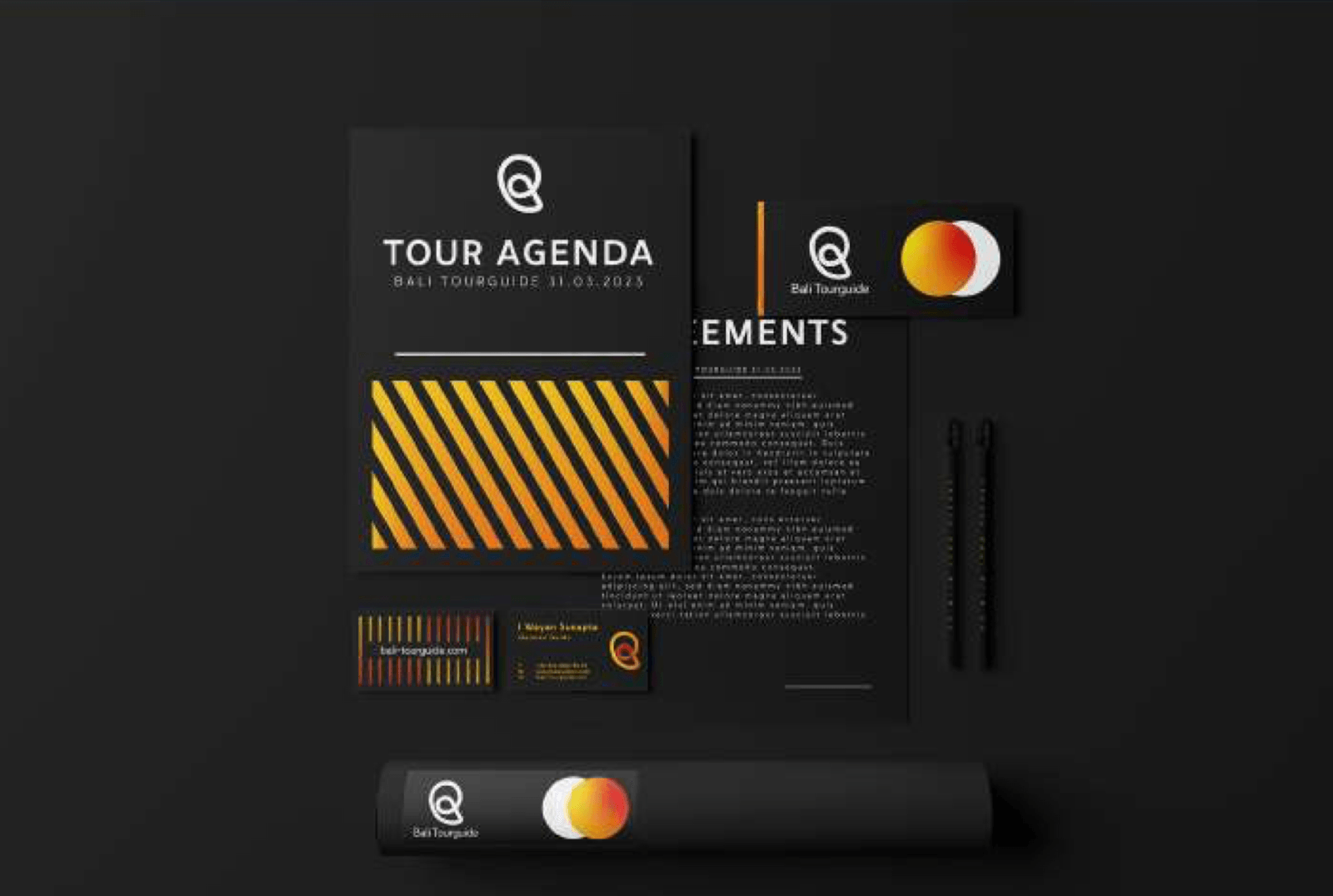 Bali Tourguide: Brand Identity & Stationery