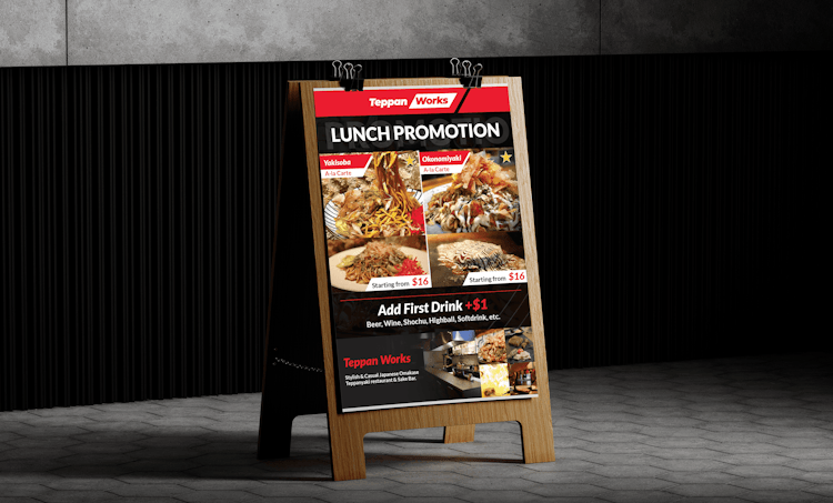 Teppan Works: Storefront Display