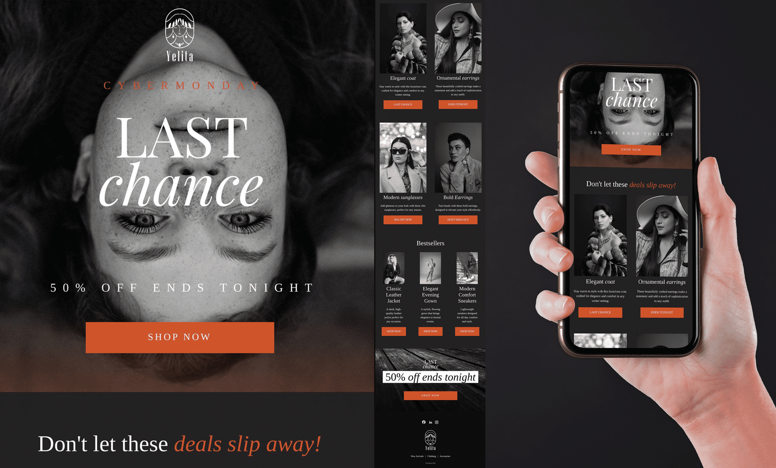 Yelita Beauty: Responsive CRM Email